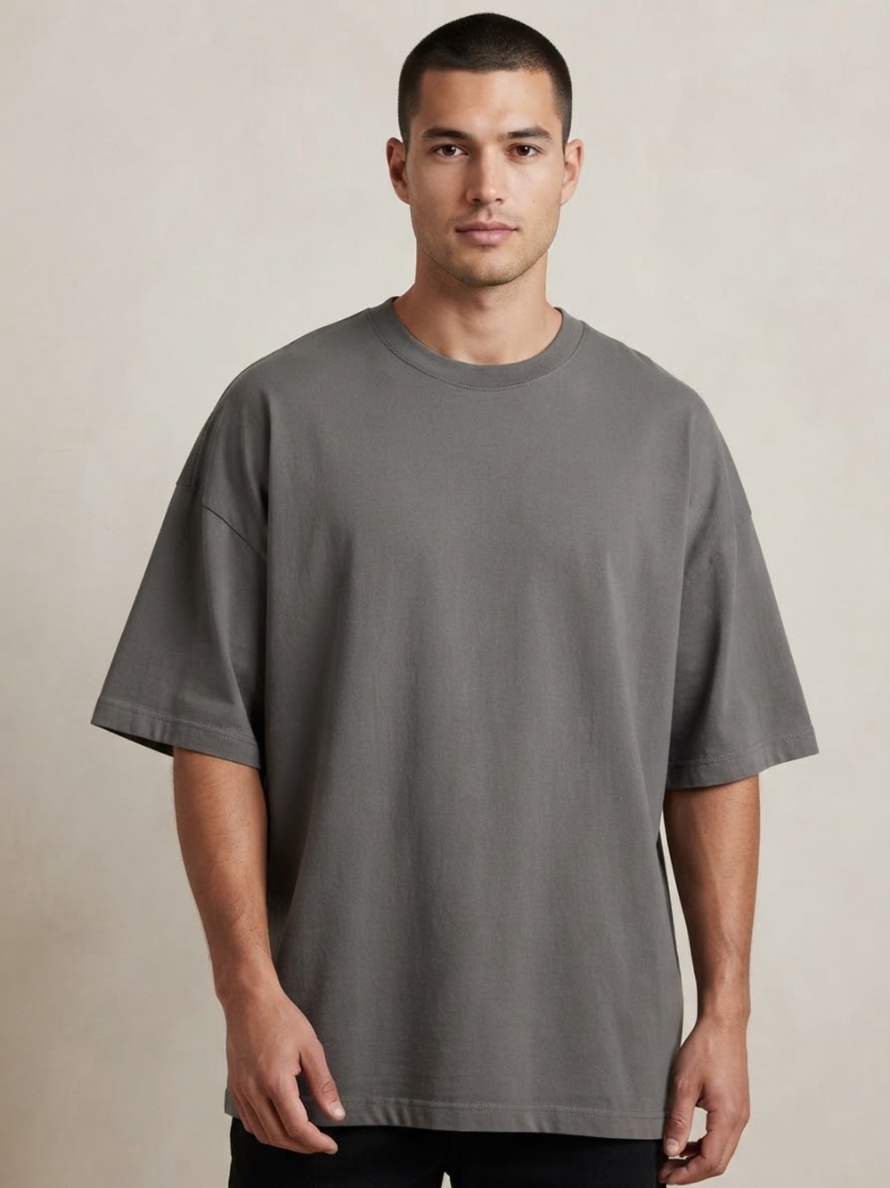 Cove USA Heavyweight Oversized Gray Tee Size 3XL 100% Cotton Streetwear Casual